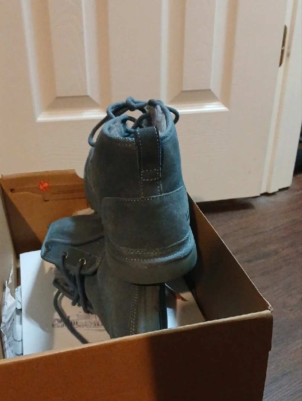 UGG Men's Teal Suede Chukka Boot with Plush Lining